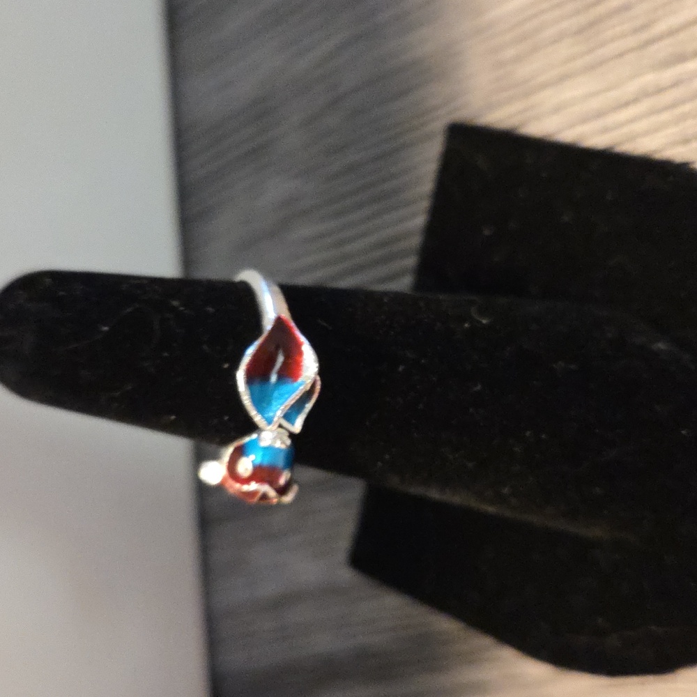 Enamel Fish Ring - Picture 3 of 3